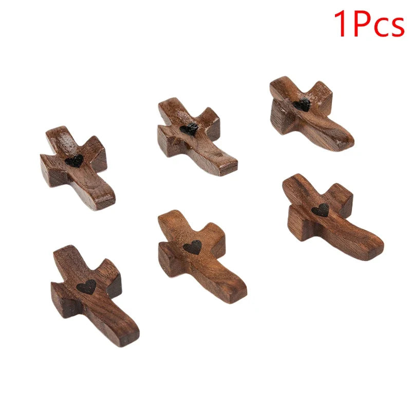 Pocket Wooden Cross – Faith Encouragement & Spiritual Gift