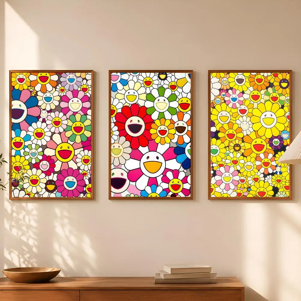Murakami Takashi HD PVC Self-Stick Wall Art Poster | Home Décor