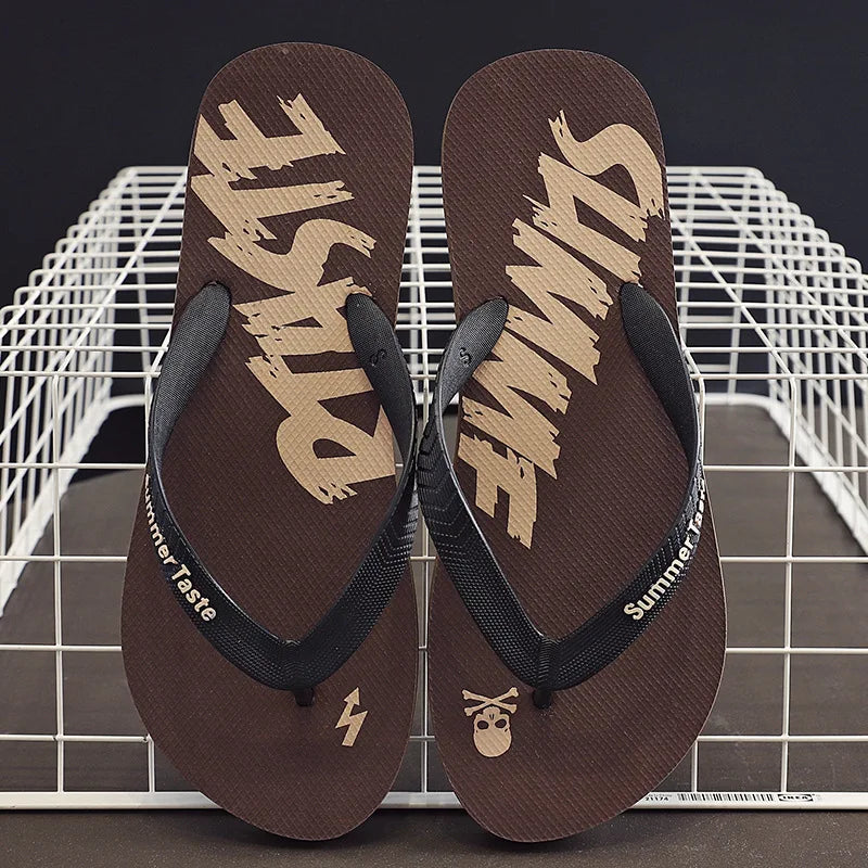 Men's Anti-Skid Flip Flops | Beach & Indoor Slide Sandals