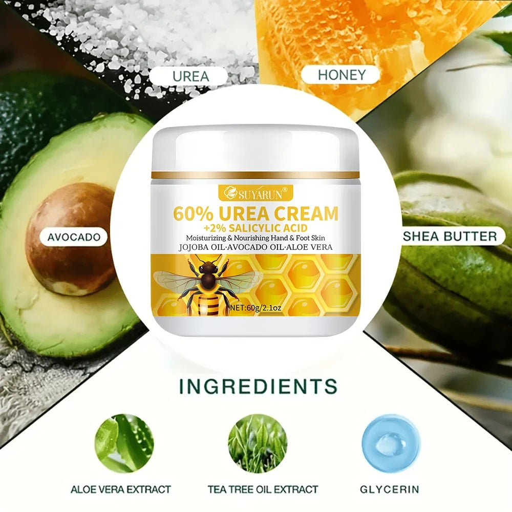 SUYARUN 60% Urea Foot Cream – Callus & Dead Skin Remover
