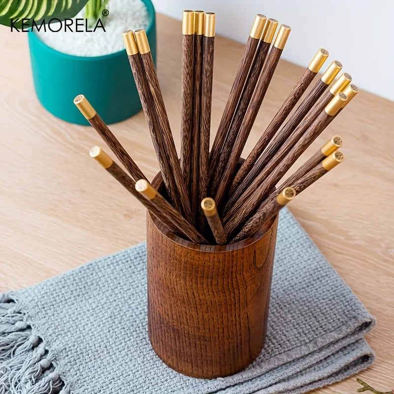 KEMORELA Wooden Chopstick & Utensil Holder Organizer