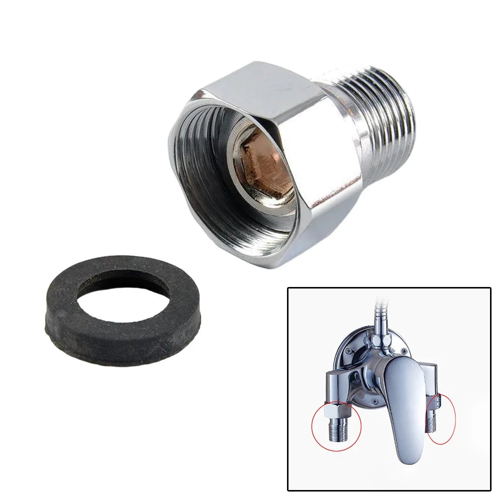 304 Stainless Steel Radiator Valve Tail 3/4" Female x 1/2" Male
