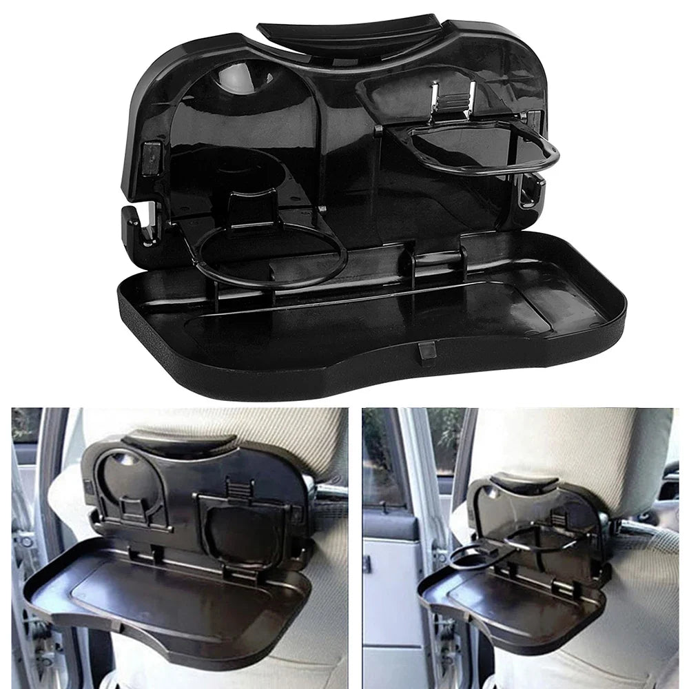 Foldable Car Back Seat Tray Table & Cup Holder