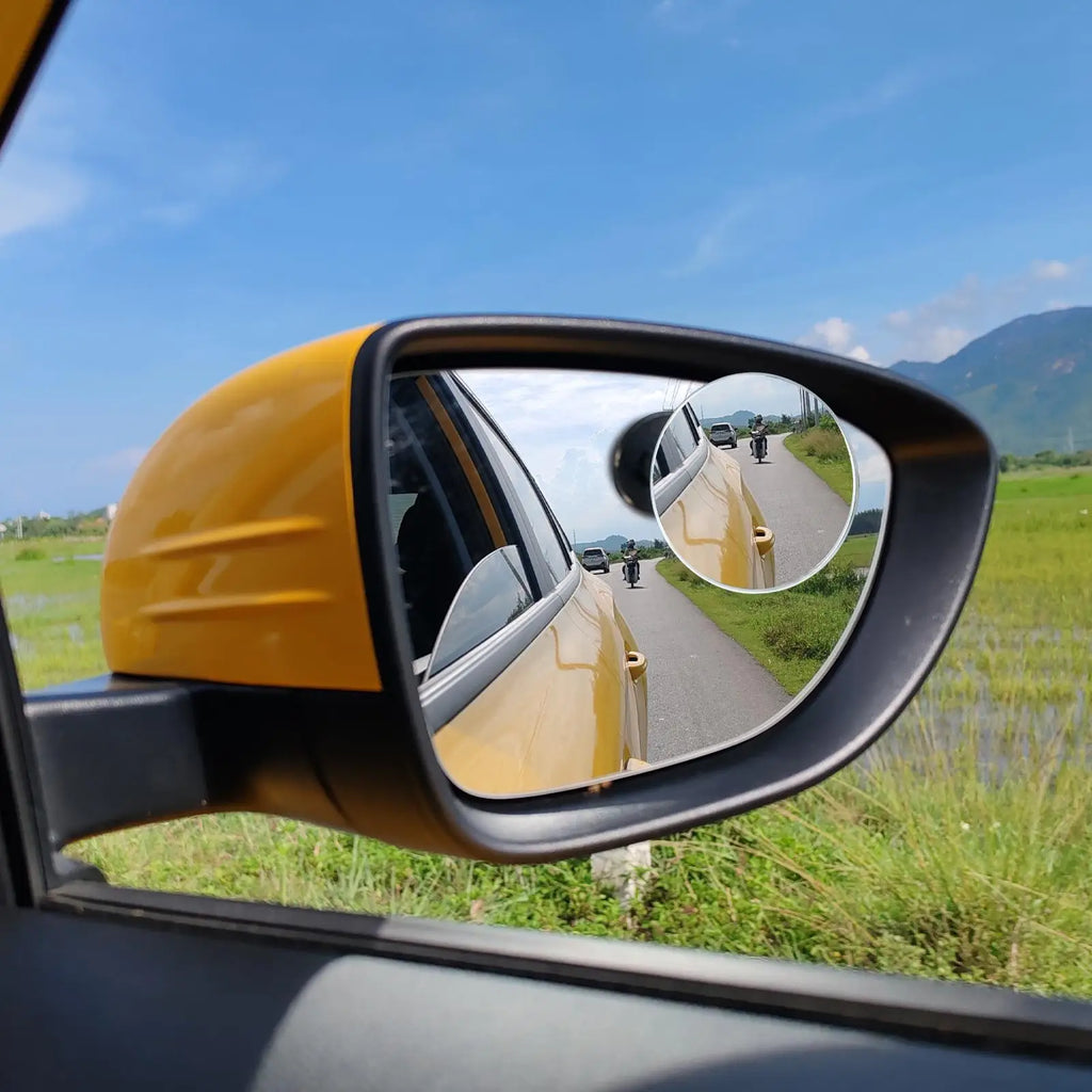 Hydrophobic Wide Angle Blind Spot Mirror Set – Car Truck SUV