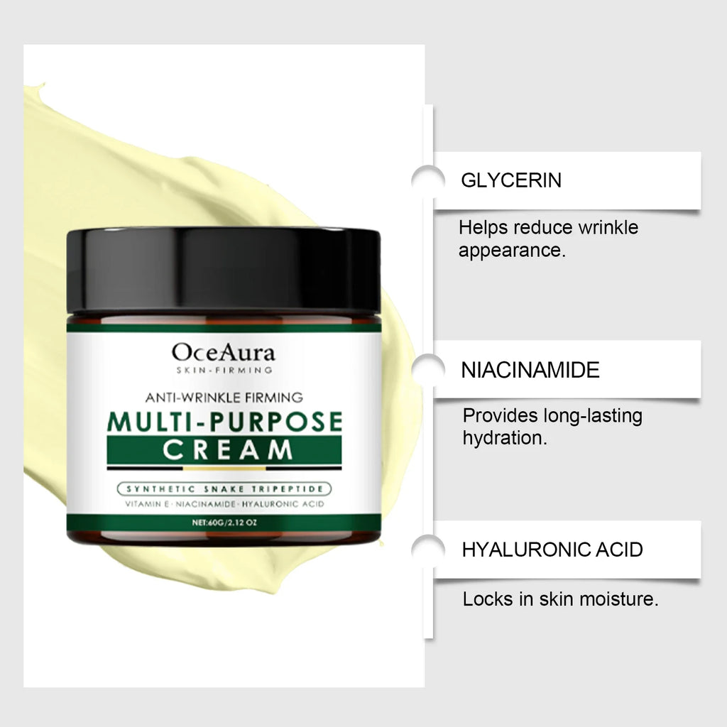 OceAura Retinol Collagen Face Cream – Anti-Wrinkle Moisturizer 60g