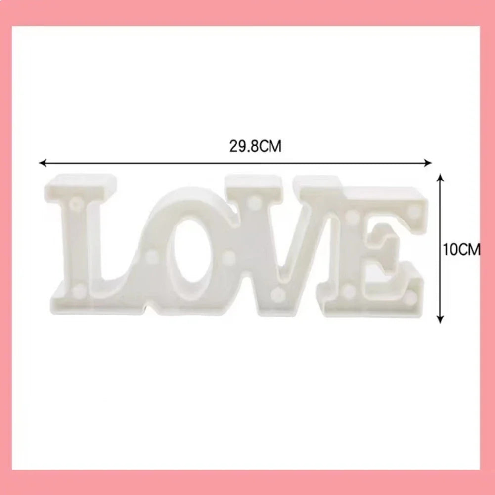 A36T-Love Letter Lamp English Romantic Surprise Decoration Modeling