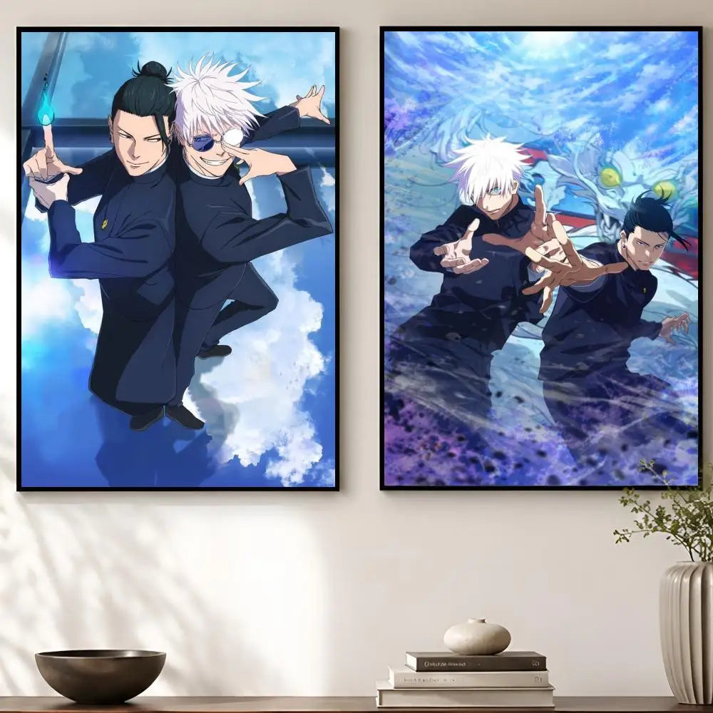 Suguru Geto Anime Poster – Waterproof Self-Adhesive Wall Art