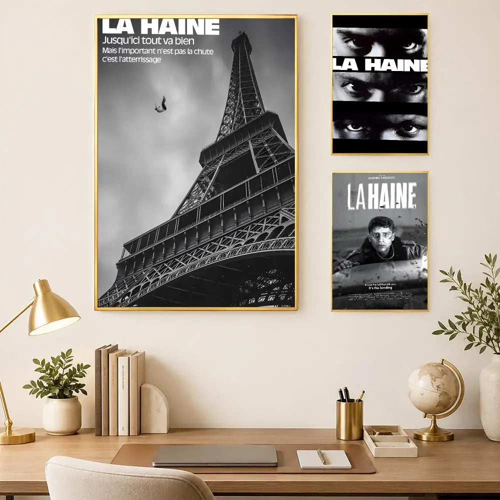 La Haine Movie Poster – Self-Stick HD Waterproof Wall Art