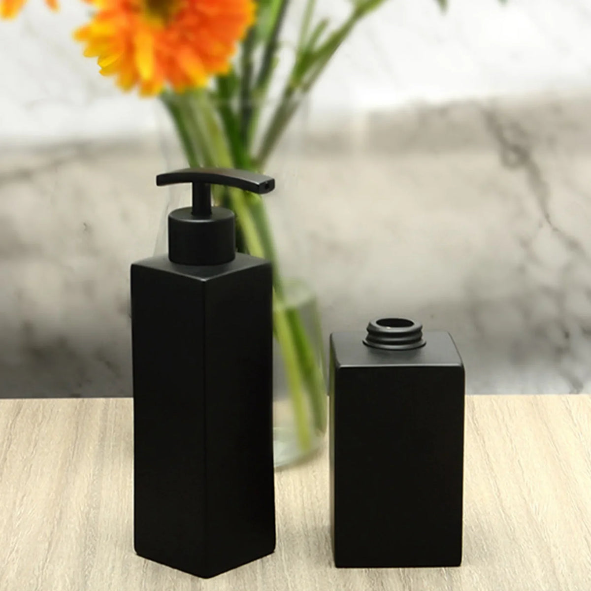 A36T-2X Stainless Steel Black Liquid Soap Dispenser Dispensers