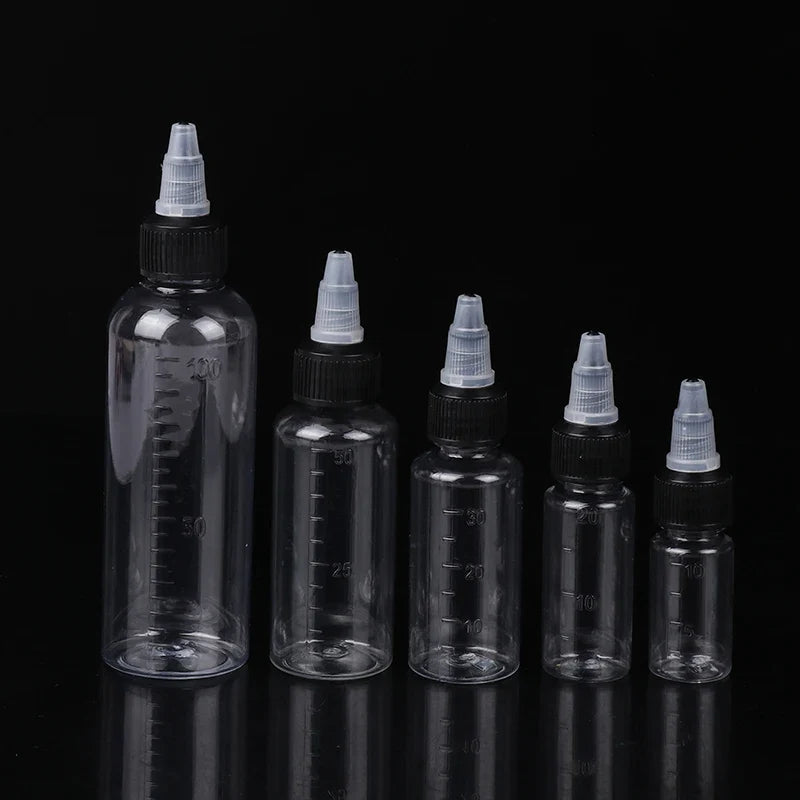 Refillable Squeeze Bottles Twist Cap & Graduated Scale | 10–100ml