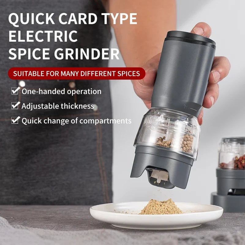 BALASHOV Electric Salt & Pepper Grinder Set – Rechargeable