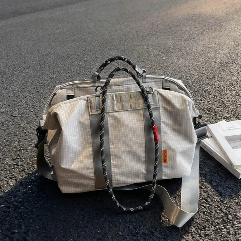 Waterproof Nylon Duffel Bag | Gym & Travel Bag Dry/Wet Separation