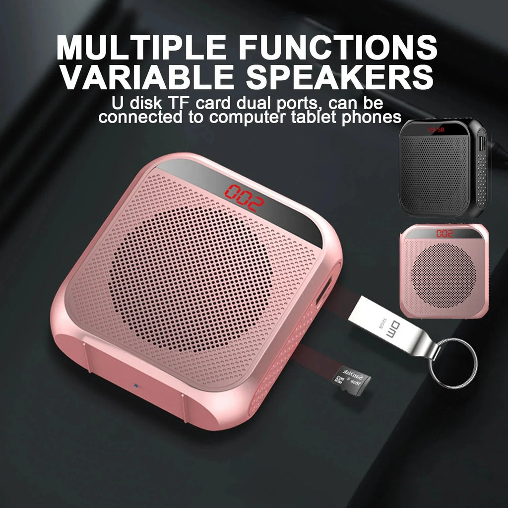 AyeBeau Wearable Voice Amplifier with Mic | 5W, 2200mAh