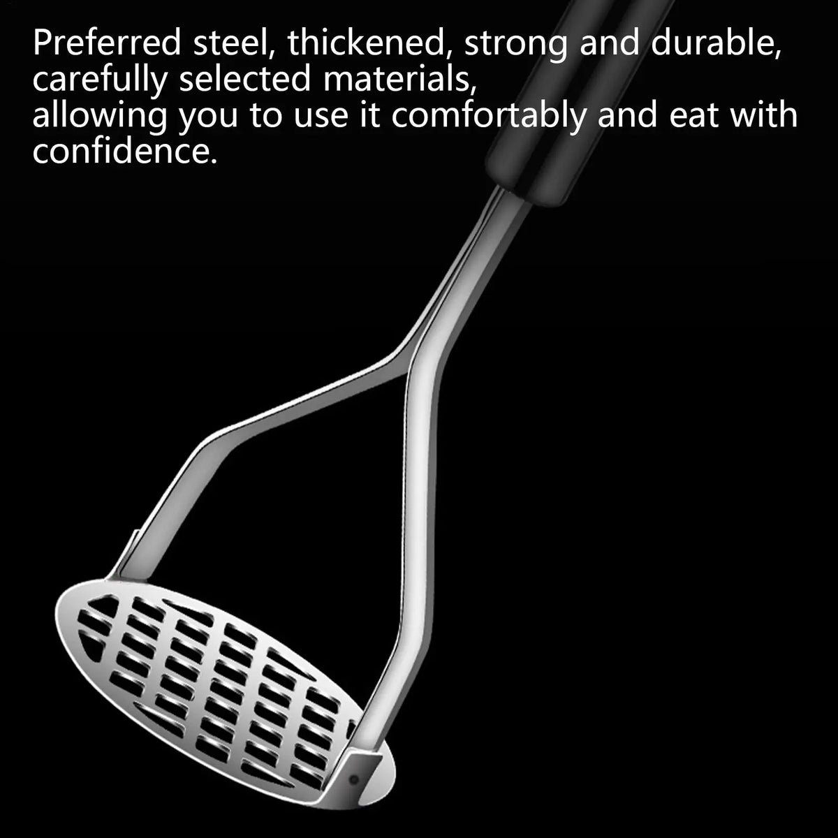 Stainless Steel Potato Masher – Baby Food & Veggie Puree