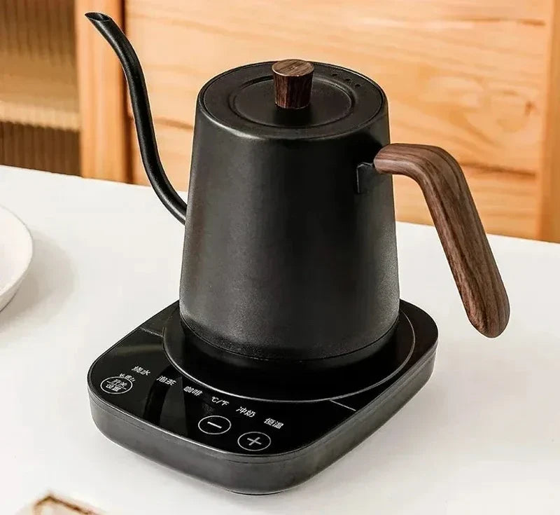 URGGU 0.8L Gooseneck Electric Kettle – Temp Control, 1000W