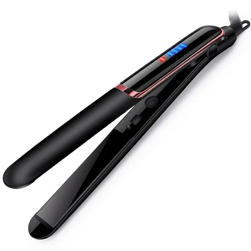 Ceramic Flat Iron Hair Straightener – 4 Heat Settings