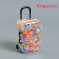 100 Pcs Glow-in-the-Dark Mini Turtle Resin Figurines Fairy Garden