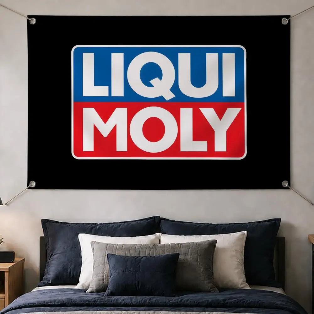 Liqui Moly Automotive Flag Banner – Wall Decor Indoor & Outdoor