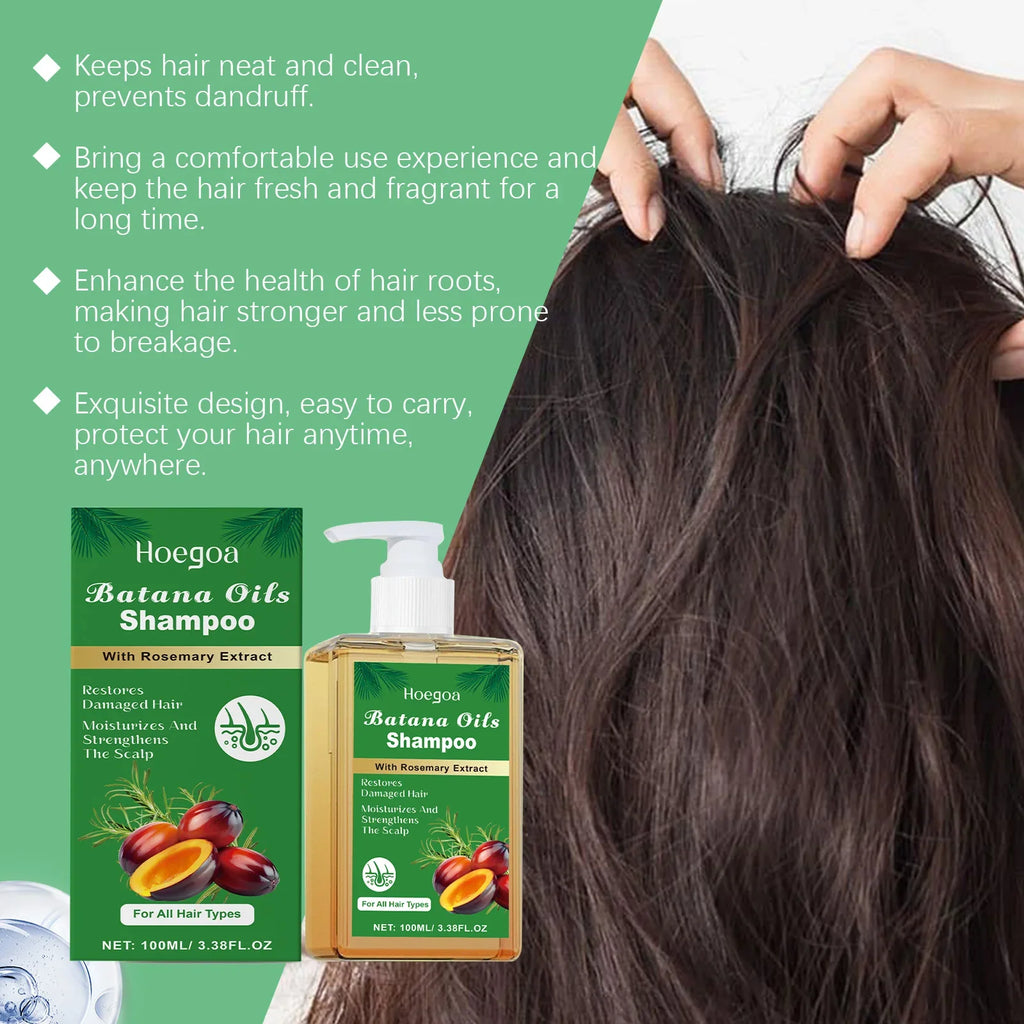 Batana & Rosemary Nourishing Shampoo – Gentle Scalp Care