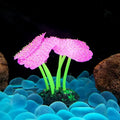 Glowing Artificial Anemone Aquarium Decoration | Silicone Plant