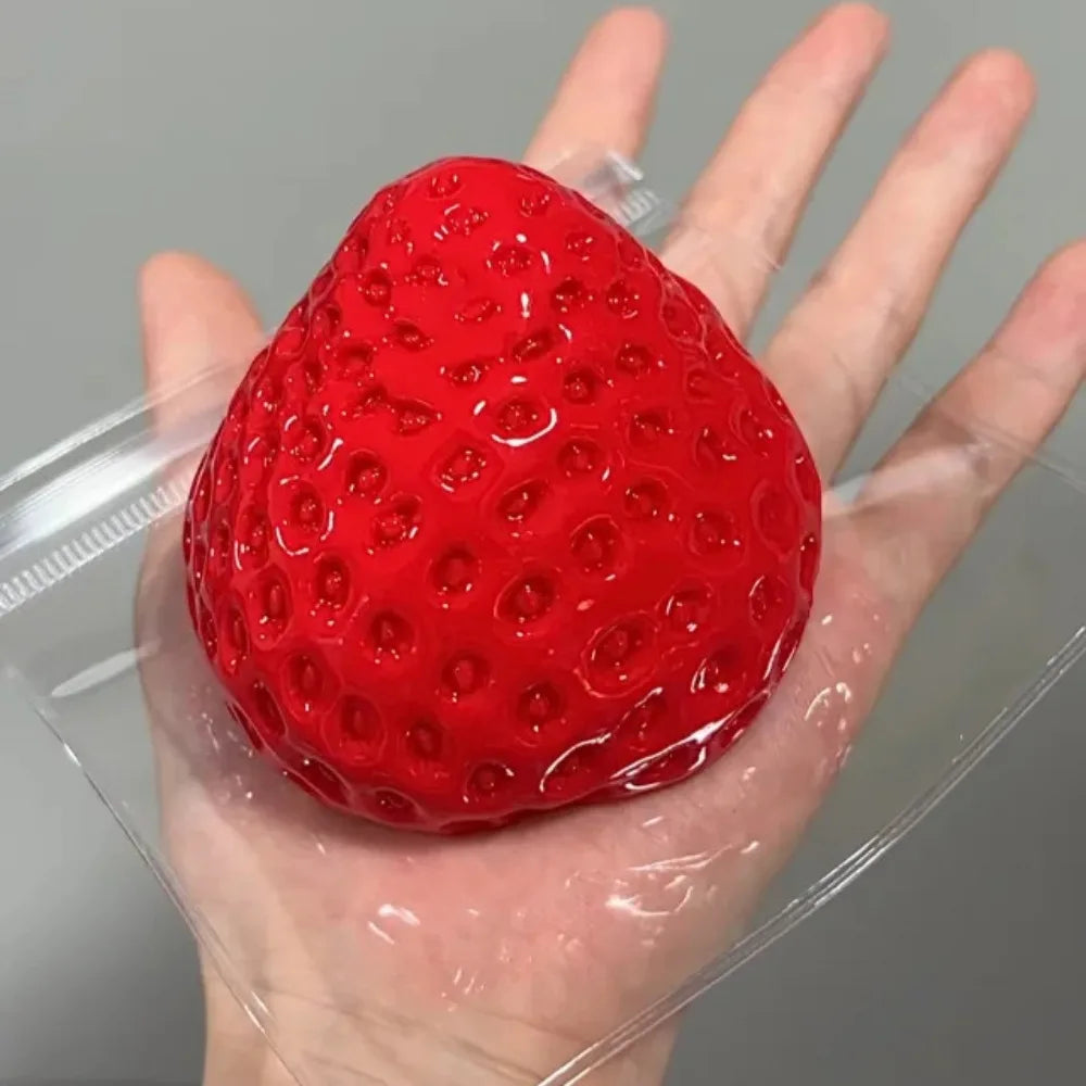 Strawberry Taba Squishy Fidget Toy Slow Rebound Stress Relief Kids