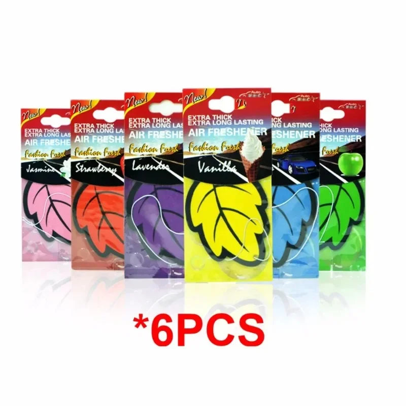 6PCScar Accessories Interior Car Air Freshener Natural Scented Tea