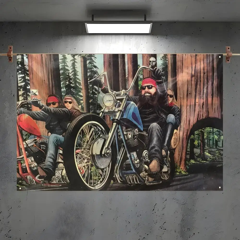 Easy Rider Movie Wall Flag – Indoor & Outdoor Art Banner