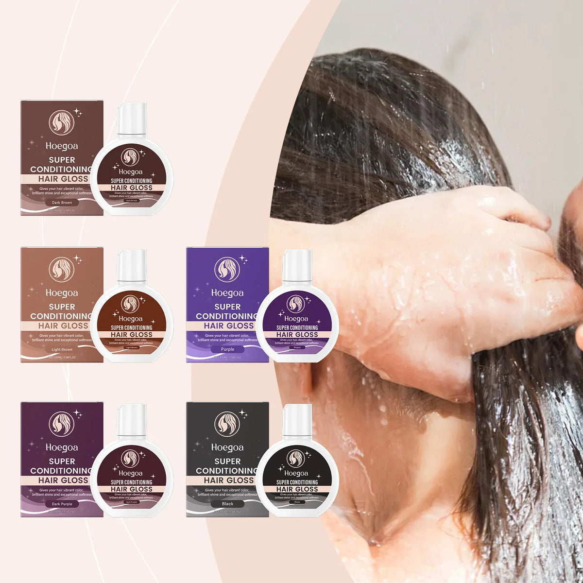Hoegoa Anti-Frizz Color Brightening Hair Conditioner 100ml