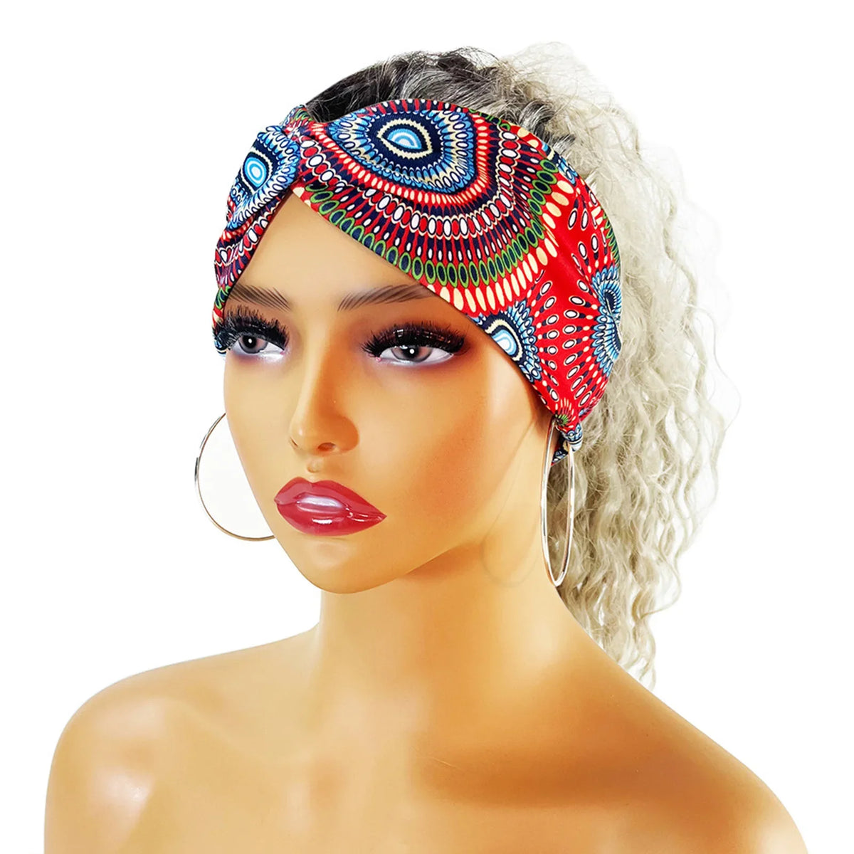 Women's Elastic Twisted Sports Headband | Gym Yoga Running