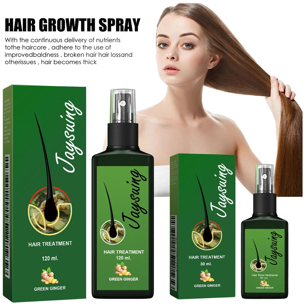 Ginger Hair Growth Serum Spray – Anti Hair Loss Scalp Treatment
