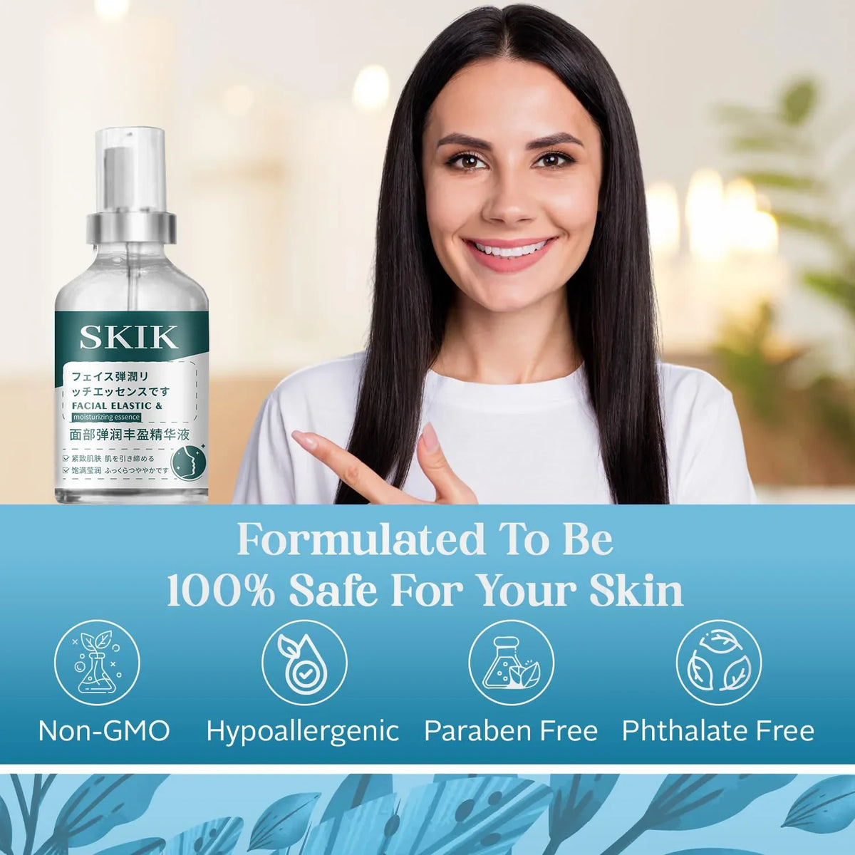 Hyaluronic Acid Serum Face Pore Cleansing Skin Tightening Hydrating
