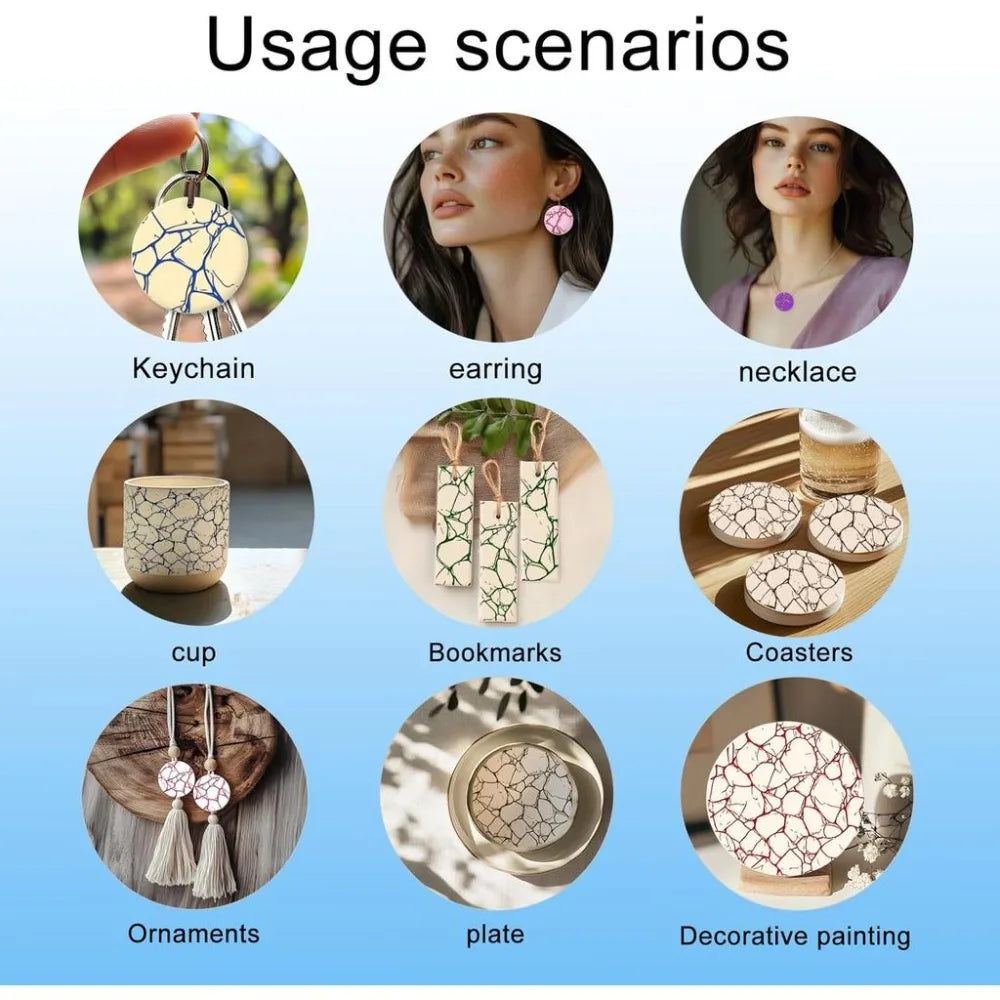 Terrazzo Polymer Clay Texture Sheet – Stone Pattern Stamp Mat