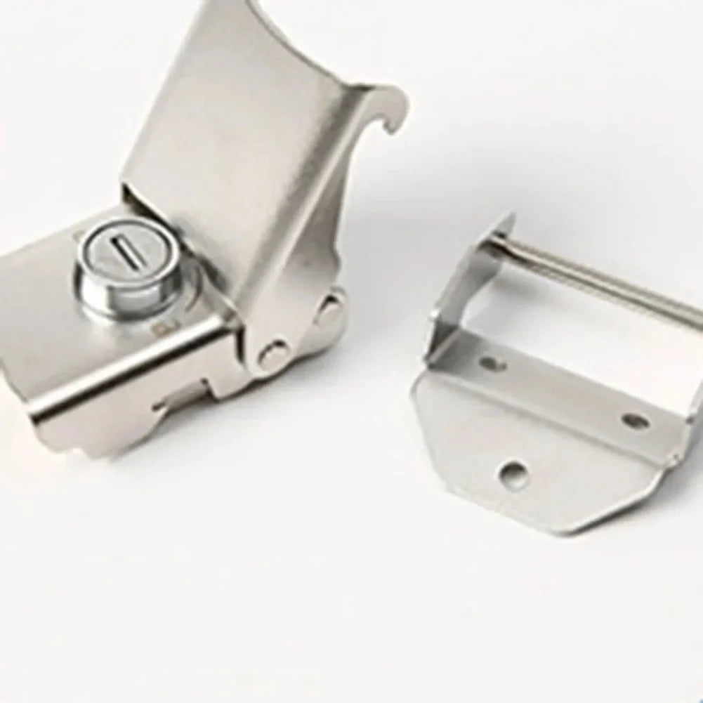 Stainless Steel Motorcycle Trunk Buckle Lock + 2 Keys