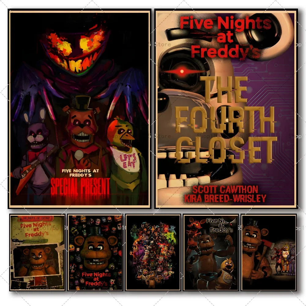 Five Nights at Freddy's Wall Poster – Self-Adhesive Sticker