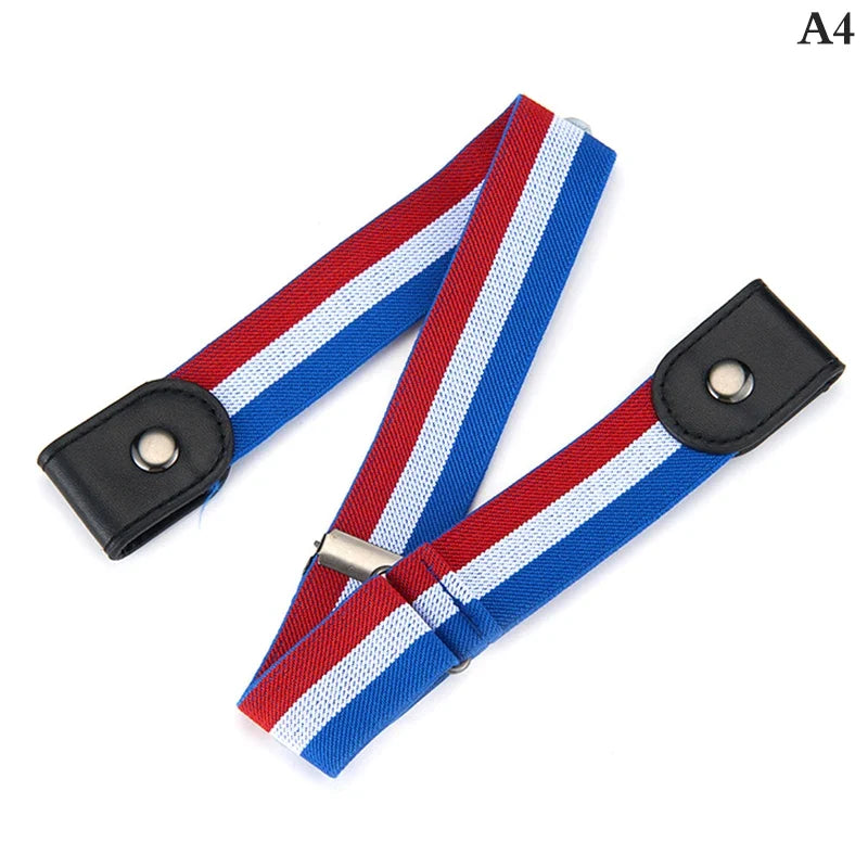 Buckle-Free Elastic Stretch Belt – Invisible Waistband Unisex