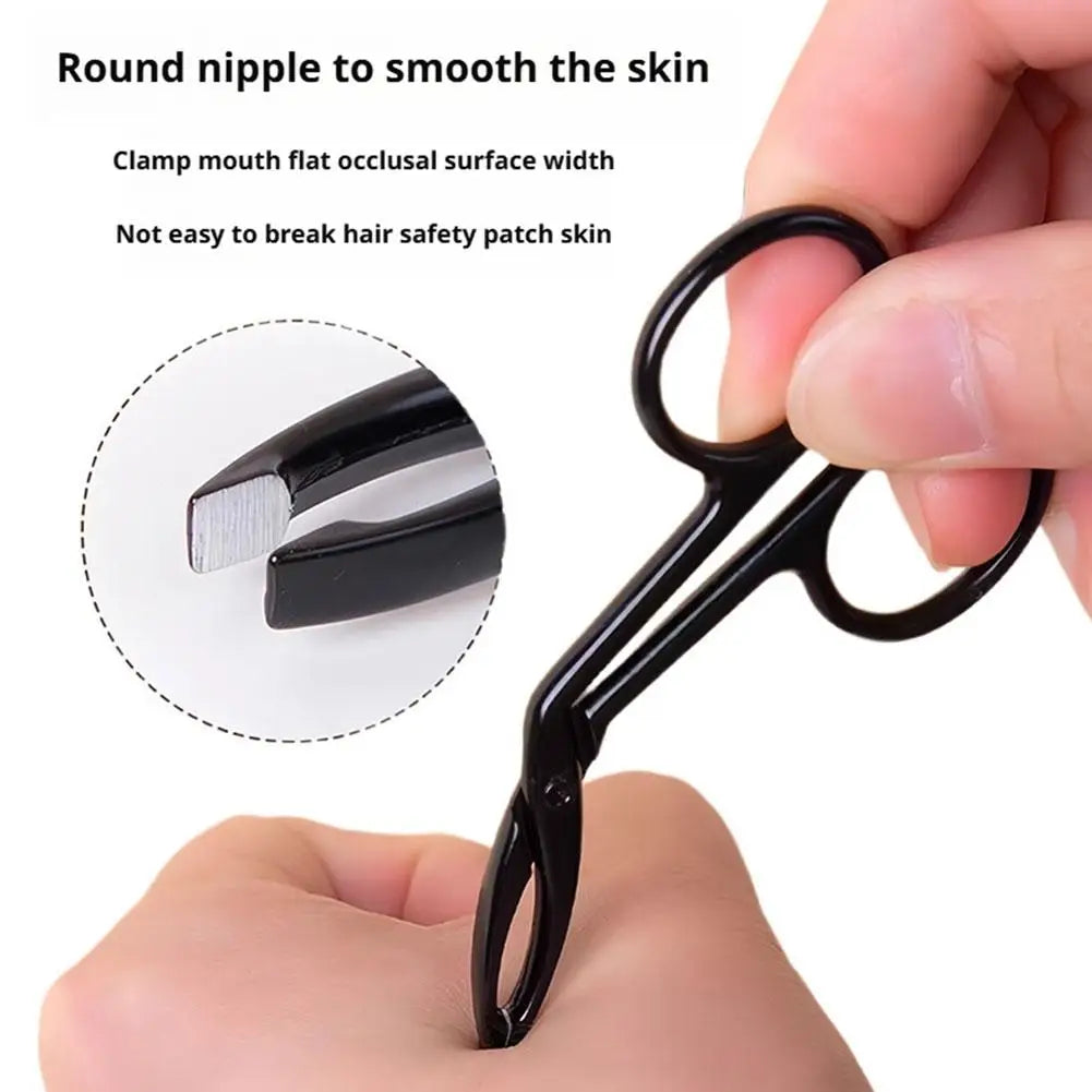 Stainless Steel Precision Eyebrow Tweezers – Beauty Tool