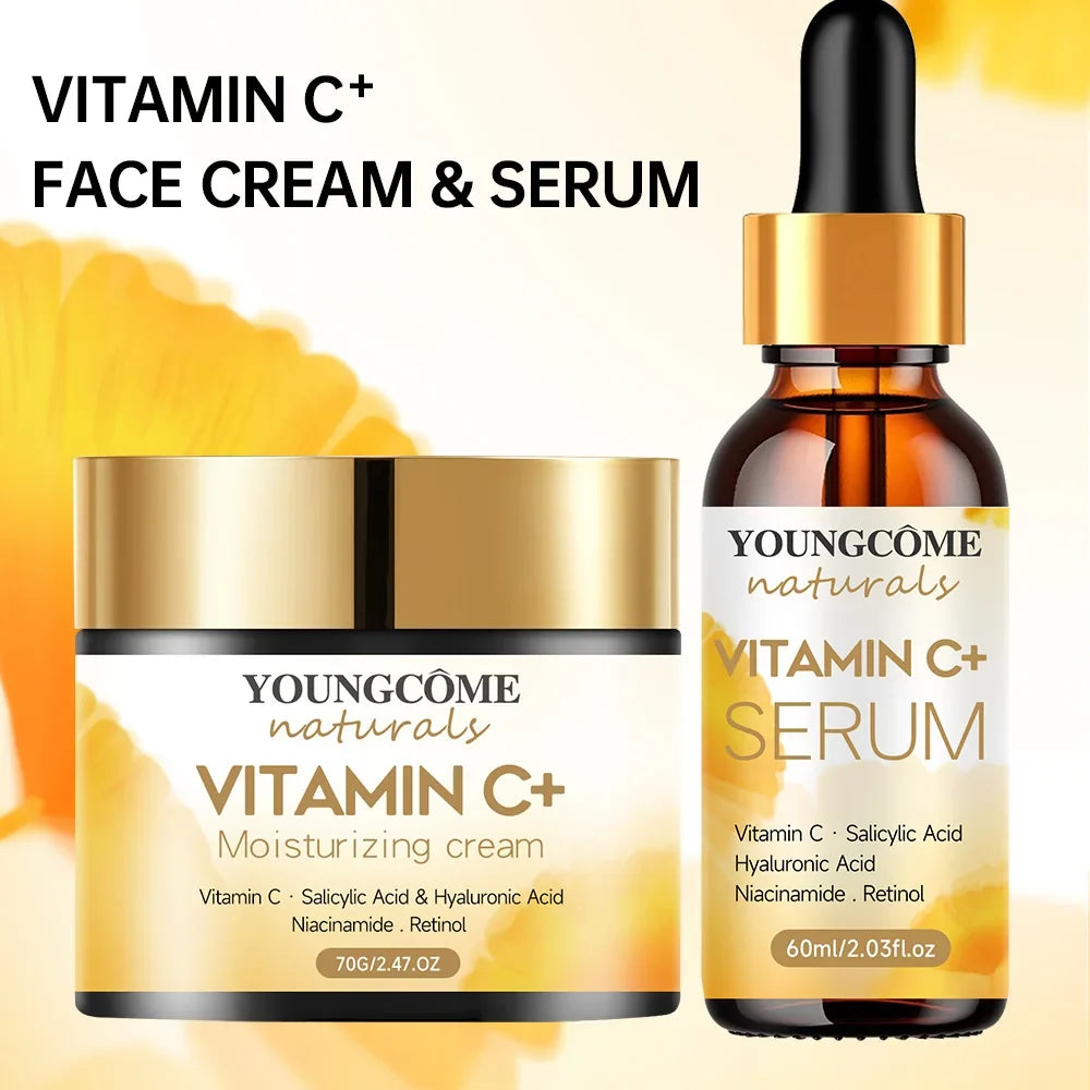 YOUNGCOME Vitamin C & Retinol Face Cream Skincare Set