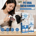 Pet Oral Foam Spray – No-Brush Tartar Remover for Dogs & Cats