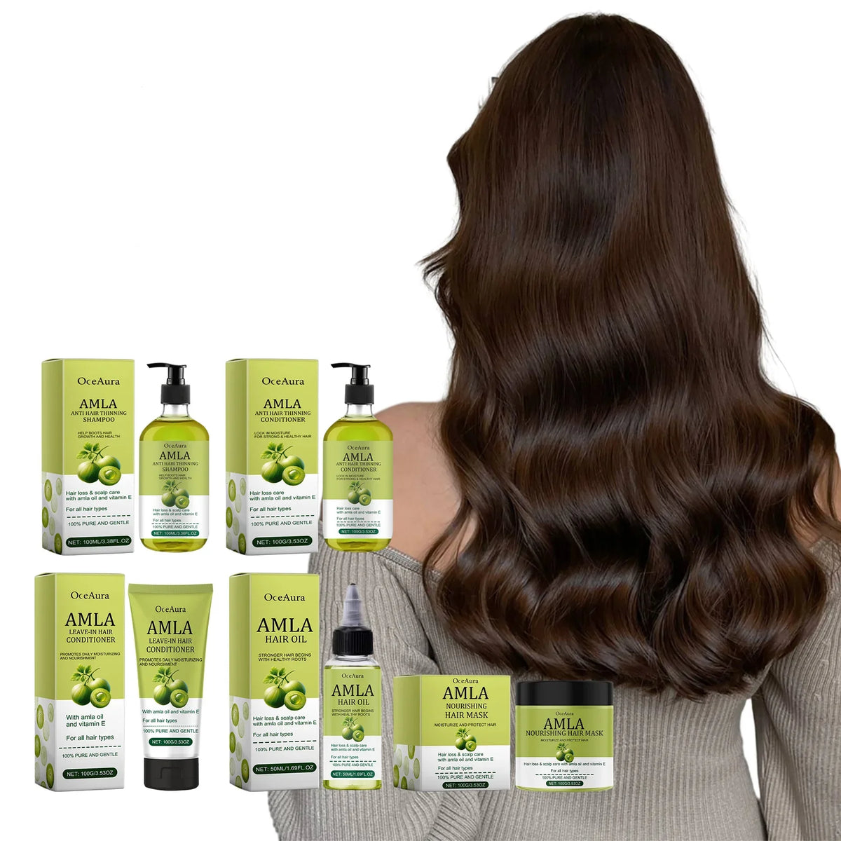 OceAura Amla Oil Hair Mask – Growth, Repair & Frizz Control
