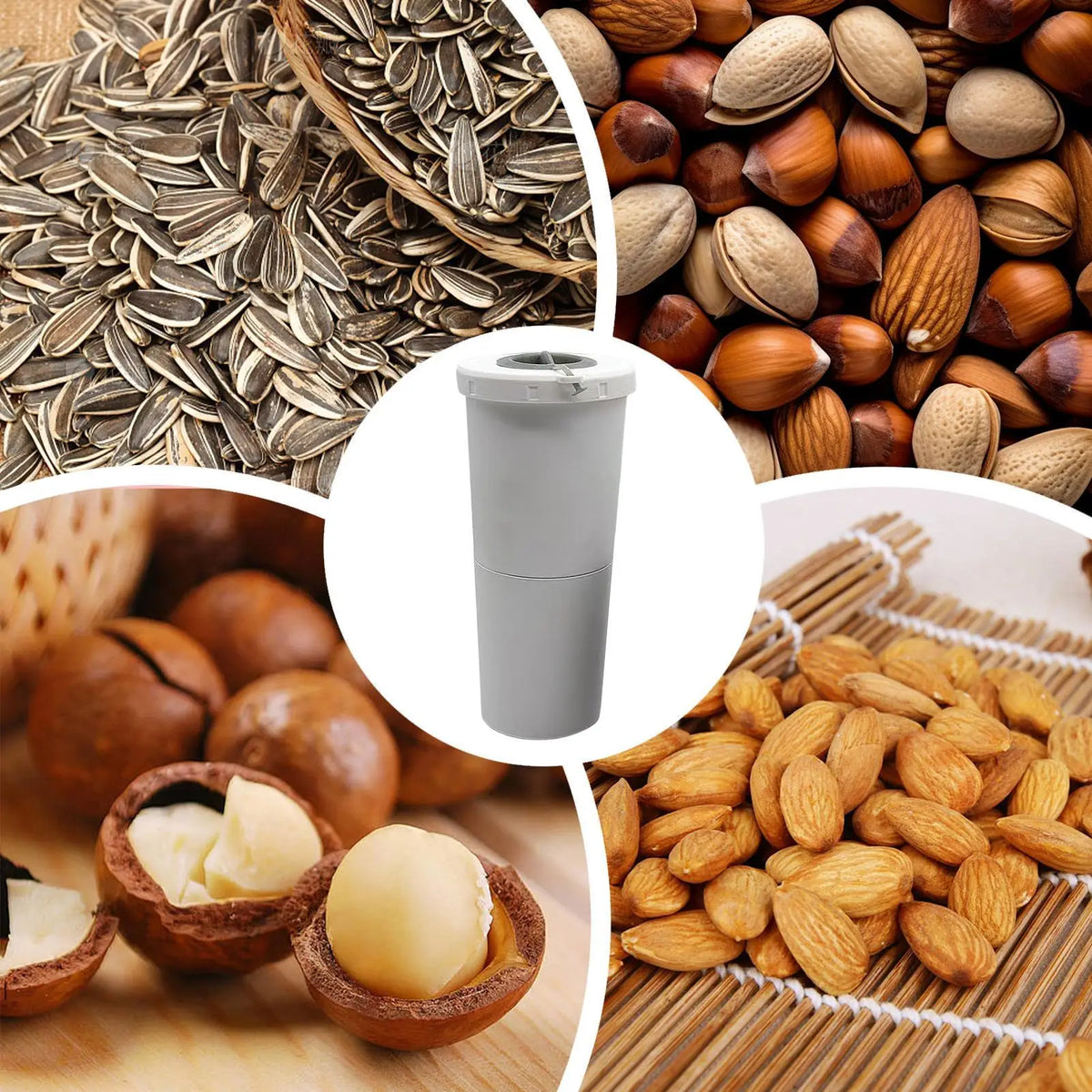 500ml Portable Nut Spit Cup with Lanyard | Car Snack Container