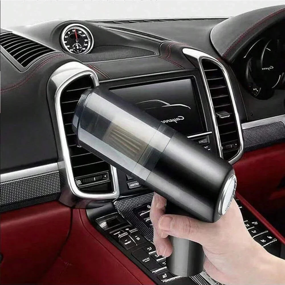 3-in-1 USB Rechargeable Mini Vacuum – Car & Home Cordless