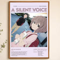 Silent Voice Anime Poster – Waterproof Peel-and-Stick PVC Wall Art