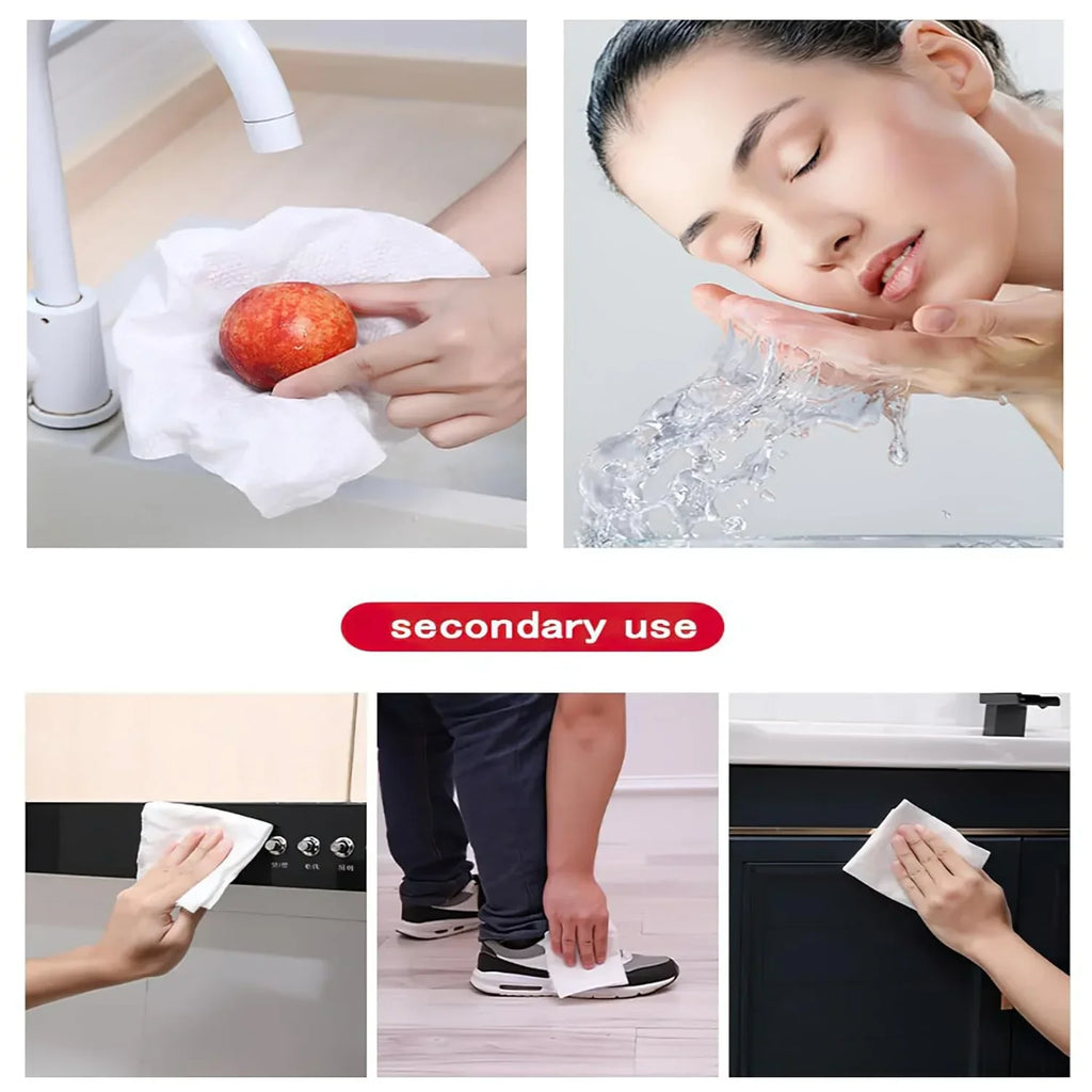 Disposable Compressed Cotton Coin Towels | Travel & Camping