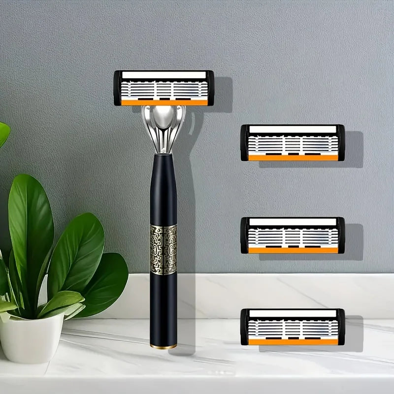 6-Blade Classic Safety Razor – Men's & Women's Manual Shaver