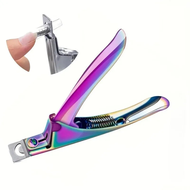 Acrylic Nail Clippers – Adjustable Stainless Steel Gel Nail Cutter