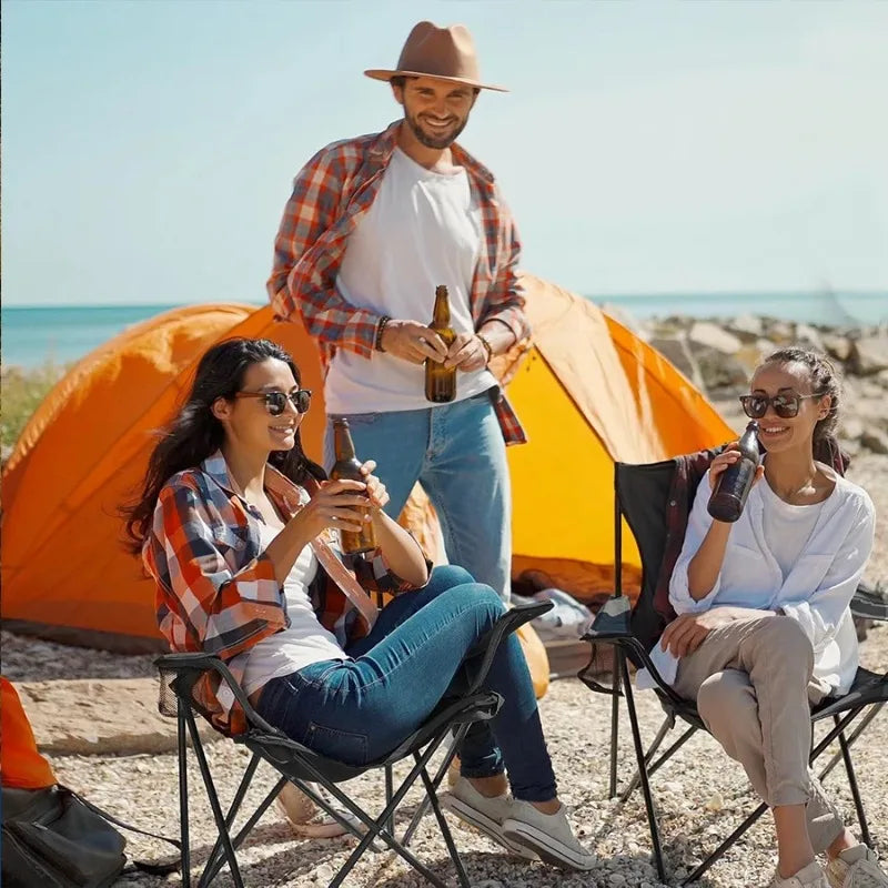 Portable Foldable Camping Lounge Chair – Outdoor Armchair