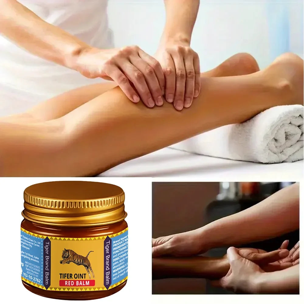 YUITIKUE Tiger Red Balm Body Cream 50g 2-Pack | Non-Greasy
