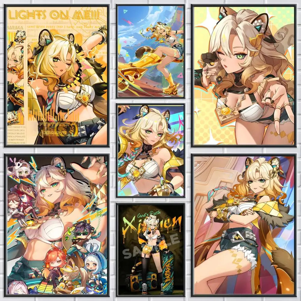 Xilonen Game Canvas Poster – Unframed Wall Art | Home Décor