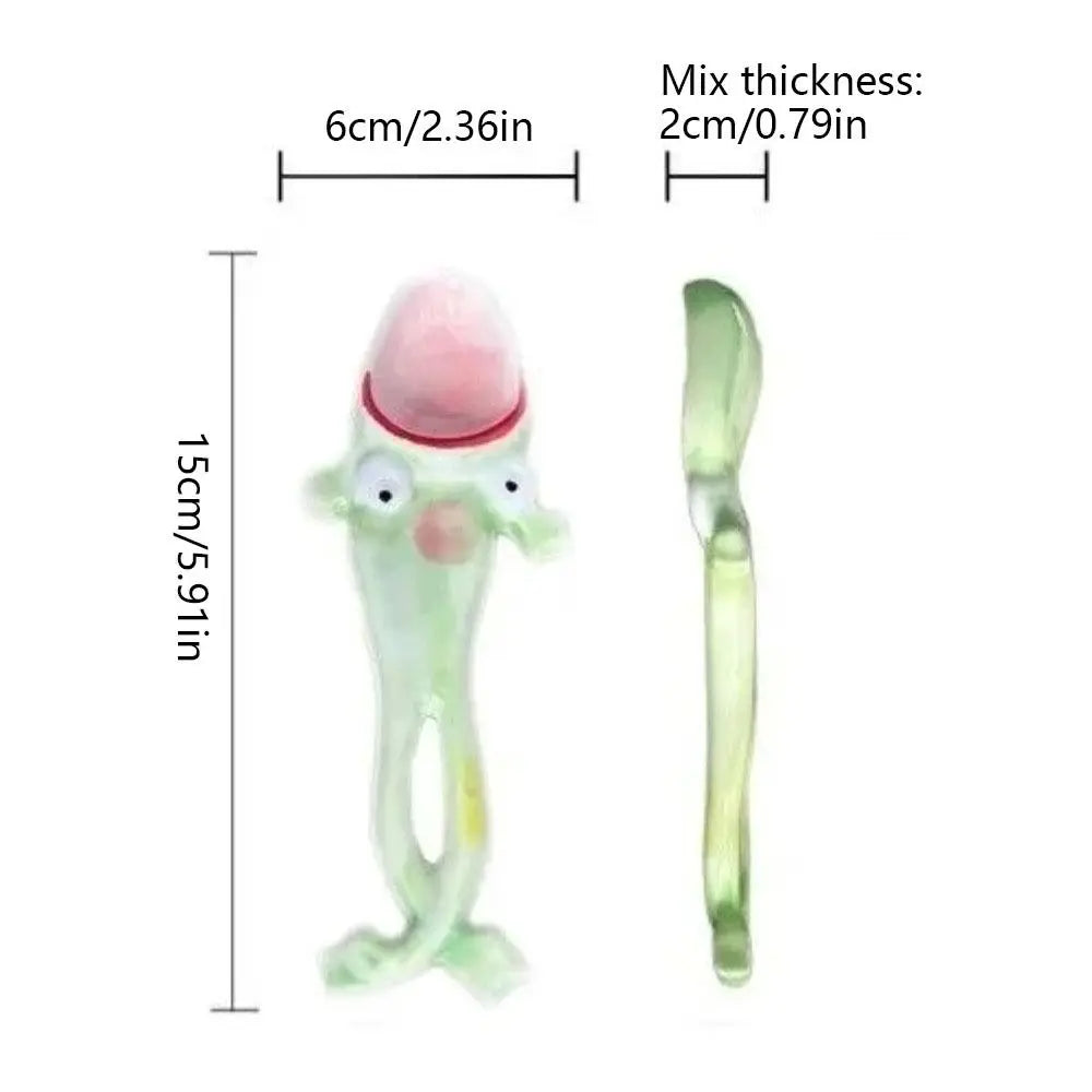 Cute Frog Ceramic Hanging Spoon | Novelty Coffee & Dessert Spoon
