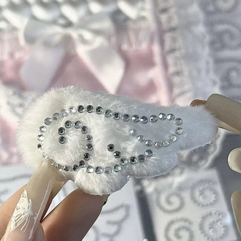 3D Angel Wings Rhinestone Crystal Stickers – Self-Adhesive DIY